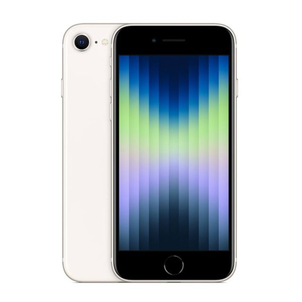 گوشی موبایل اپل مدل iPhone SE 2022 ظرفیت ۱۲۸ گیگابایت-استارلایت
