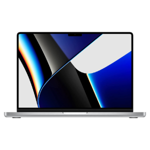 مک بوک پرو ۱۶ اینچی اپل با چیپ M1 Max - مدل MK1H3 رنگ نقره‌ای