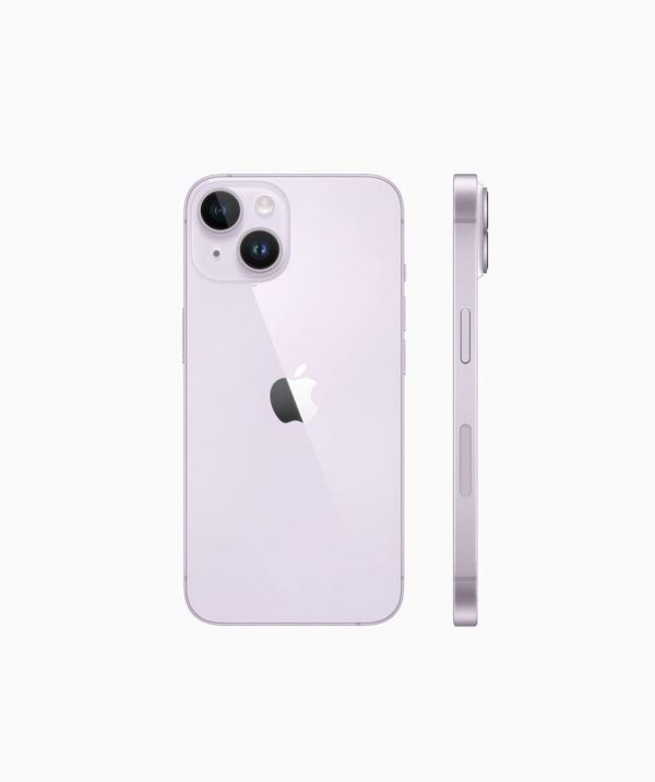 گوشی موبایل اپل دست دوم مدل آیفون ۱۴ | iPhone 14 - ظرفیت 128 گیگابایت رنگ بنفش تک سیم کارت بدون رجیستر