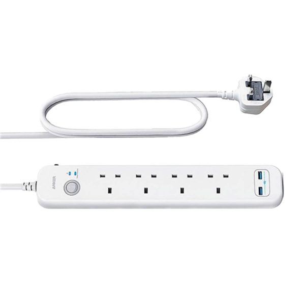 چند راهی برق ۲ متری انکر Anker 6-in-1 USB Power Strip مدل A9141