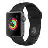 اپل واچ سری ۳ مدل 38mm Space Gray Aluminum Case with Black Sport Band