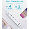 چند راهی برق ۲ متری انکر Anker 6-in-1 USB Power Strip مدل A9141