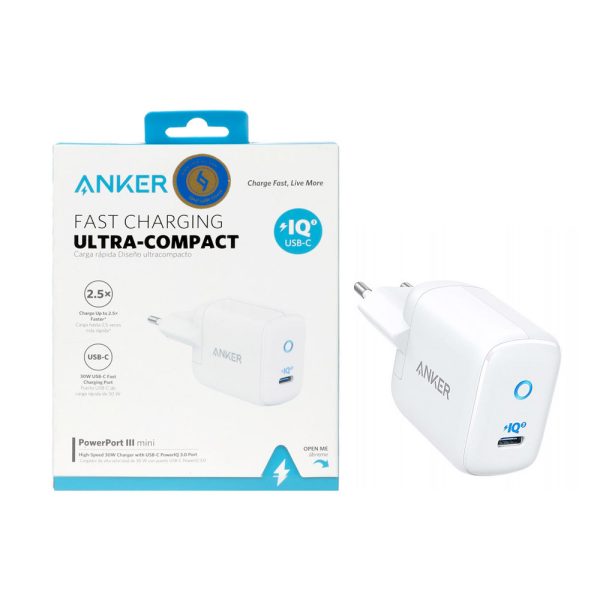 شارژر دیواری انکر PowerPort III mini 30W- مدل A2615