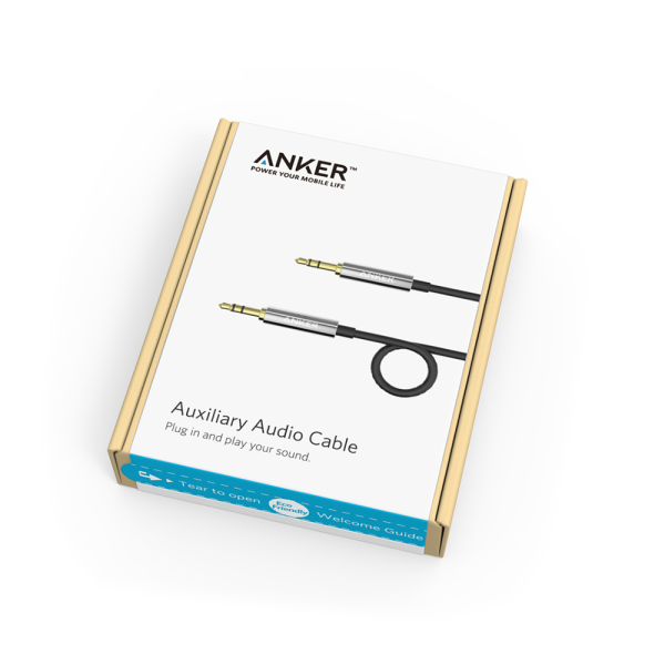 کابل انکر Auxiliary Audio Cable طول ۱۲۰ سانتی متر | مدل A7123