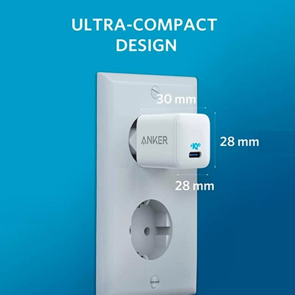شارژر دیواری انکر ۲۰ وات PowerPort III Nano – مدل A2633