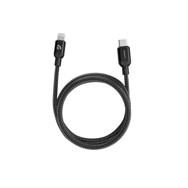 کابل USB-C به لایتنینگ آدام المنتس ۳متری مدل Adam Elements PeAk II C300B | رنگ مشکی