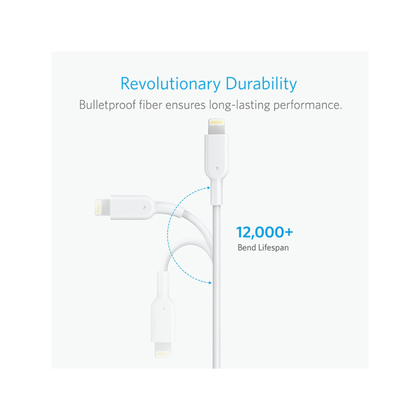 کابل انکر PowerLine II Lightning طول ۳۰۰ سانتی متر | مدل A8434