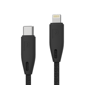 کابل USB C به لایتنینگ پاورولوژی طول 1.2 متری کنفی Poweology USB-C to Lightning Braided Cable