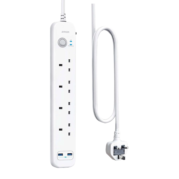 چند راهی برق ۲ متری انکر Anker 6-in-1 USB Power Strip مدل A9141