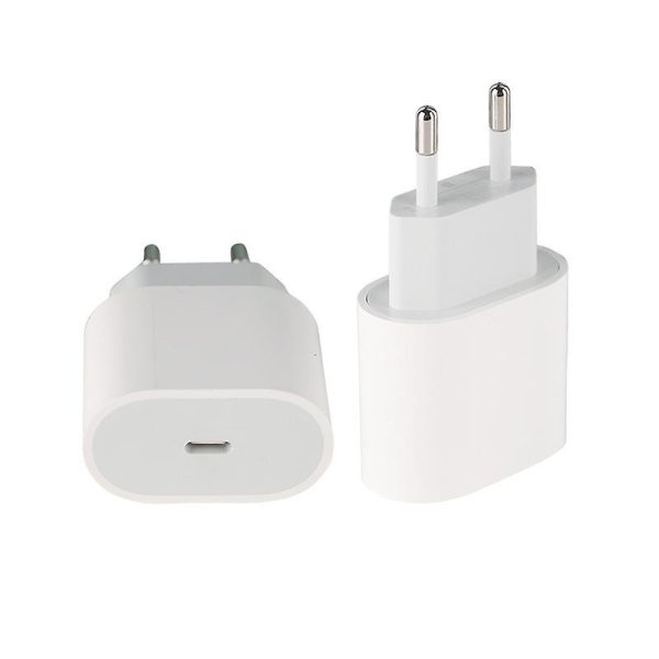 آداپتور 20W دو پین تایپ C اورجینال اپل 20W USB-C Power Adapter