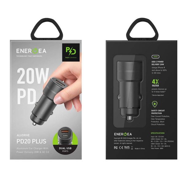 شارژر فندکی انرژیا مدل Energea AluDrive PD20 Plus