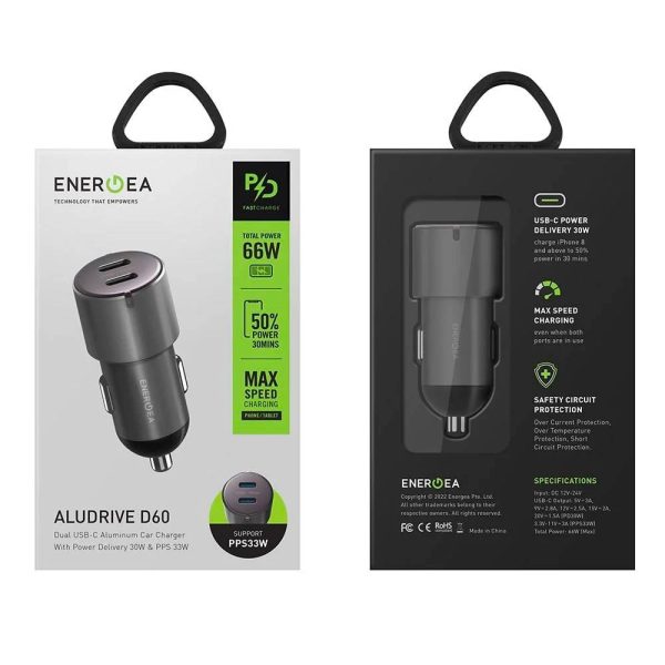شارژر فندکی انرژیا Energea Alu Drive D60