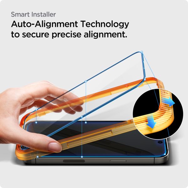 گلس اسپیگن مناسب برای آیفون 14 پرو مکس Spigen Screen Protector for iPhone 14 Pro Max مدل AGL05204