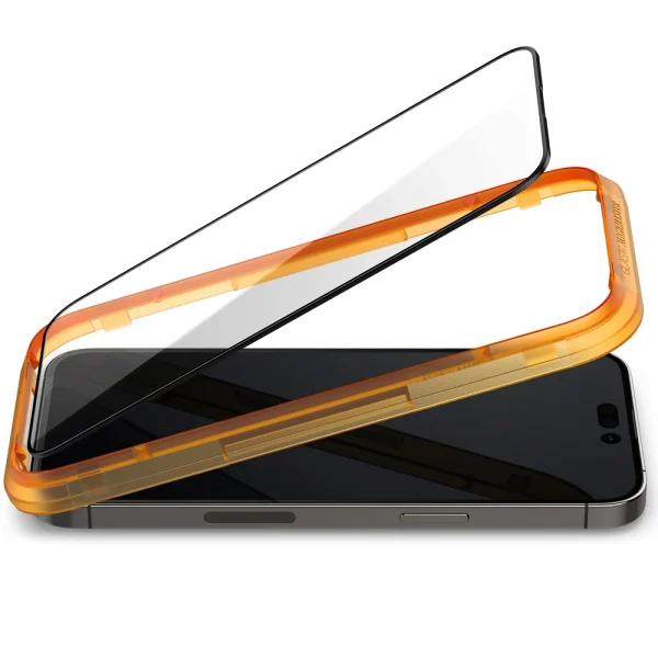 گلس اسپیگن مناسب برای آیفون 14 پرو مکس Spigen Screen Protector for iPhone 14 Pro Max مدل AGL05204