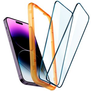 گلس اسپیگن مناسب برای آیفون 14 پرو مکس Spigen Screen Protector for iPhone 14 Pro Max مدل AGL05204