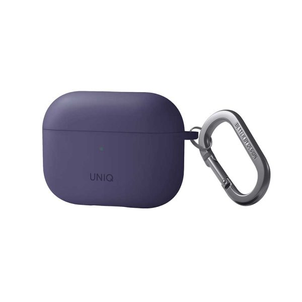 قاب ایرپاد محافظ یونیک مدل UNIQ- AIRPODSPRO2-NEXOPUR_ رنگ بنفش