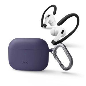 قاب ایرپاد محافظ یونیک مدل UNIQ- AIRPODSPRO2-NEXOPUR_ رنگ بنفش