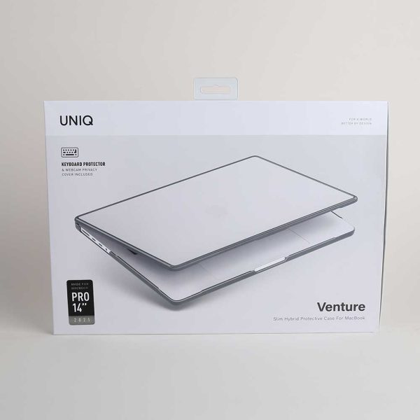 محافظ مک بوک پرو ۱۴ اینچی یونیک مدل UNIQ Venture Hybrid-خاکستری-VENFGRY