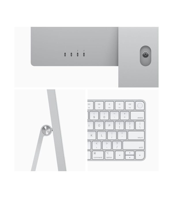 آی‌مک ۲۴ اینچ M1 8-8Core/512GB/16GB مدل Z12Q000NU - رنگ نقره‌ای