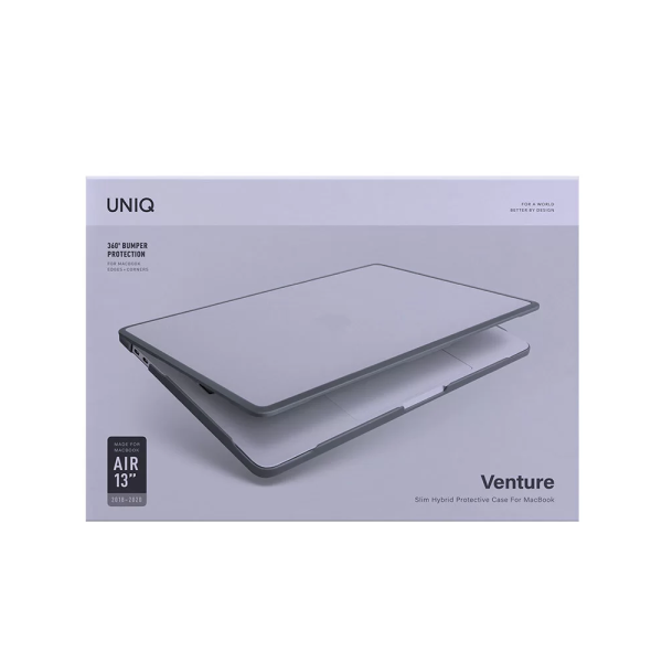 محافظ مک بوک ایر 13 اینچی یونیک مدل UNIQ Venture Hybrid-خاکستری-VENFGRY