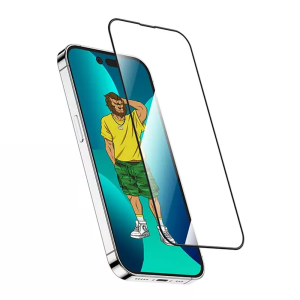 گلس گرین دور سیلیکونی مناسب برای آیفون 14 پرو مکس - Silicone Screen Protector for iPhone 14 Pro Max