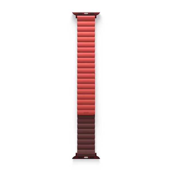 بند اپل واچ برند Uniq مدل Revix رنگ Maroon/Coral سایز 41-40-38 UNIQ-41MM-REVMRNCRL