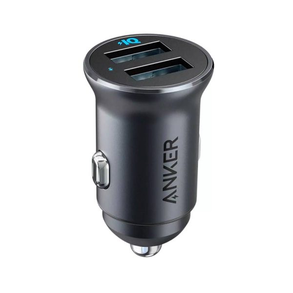 شارژر فندکی انکر مدل A2727 Powerdrive 2 Alloy | رنگ مشکی