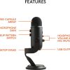 میکروفون یو اس بی کاندنسر حرفه ای Blue Yeti Blackout