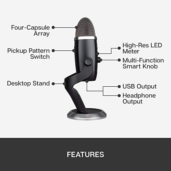 میکروفون یواس‌بی حرفه‌ای BLUE - YETI X