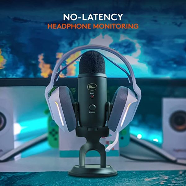 میکروفون یو اس بی کاندنسر حرفه ای Blue Yeti Blackout