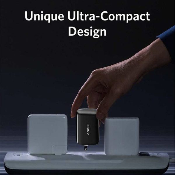 آداپتور شارژر لپتاپ انکر مدل power port III 65W pod با توان 65 وات | رنگ مشکی