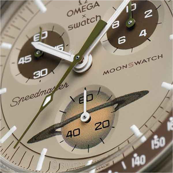 ساعت امگا سواچ مدل Omega X Swatch MISSION TO SATURN SO33T100