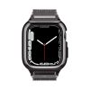 بند و کیس اپل واچ ۴۴/۴۵ میلی‌متری اسپیگن مدل Spigen Metal Fit Pro Case & WatchBand-خاکستری