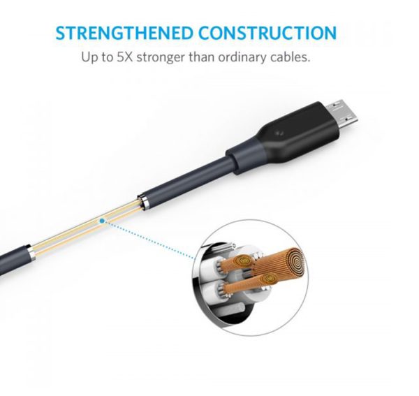 کابل انکر PowerLine Micro USB طول ۱۸۰ سانتی متر | مدل A8133