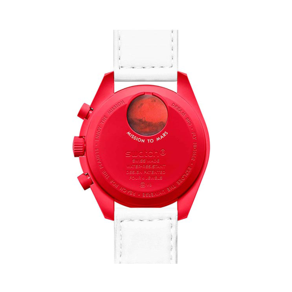 ساعت امگا سواچ مدل  Omega X Swatch MISSION TO MARS SO33R100