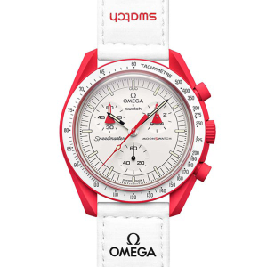 ساعت امگا سواچ مدل  Omega X Swatch MISSION TO MARS SO33R100