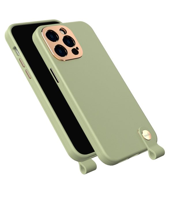 کیس چرمی موشی مناسب iPhone 14 Pro Max مدل Moshi Altra-سبز