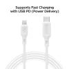 کابل USB-C به لایتنینگ اسپیگن مدل Spigen DuraSync USB C to Lightning | طول 1 متر