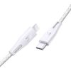کابل تبدیل USB-C به لایتنینگ راوپاور مدل RP-CB1018 طول 2 متر | رنگ سفید