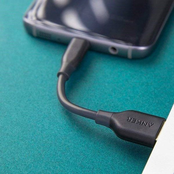 کابل انکر PowerLine USB to microUSB طول ۱۱ سانتی متر | مدل A8135011