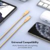 کابل تبدیل USB-C به لایتنینگ راوپاور مدل RP-CB1018 طول 1.2 متر | رنگ طلایی