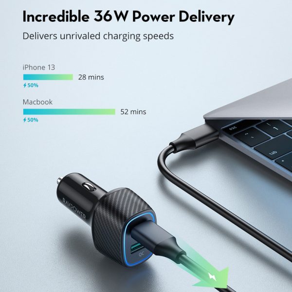 شارژر فندکی راو پاور مدل RP-VC009