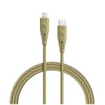 کابل تبدیل USB-C به لایتنینگ راوپاور مدل RP-CB1018 طول 1.2 متر | رنگ طلایی