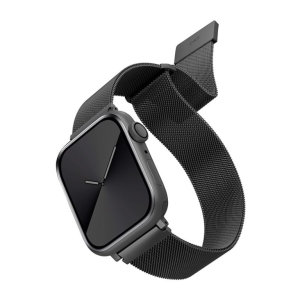 بند اپل واچ طرح میلانس برند یونیک مدل Uniq Dante for apple watch 40/38 mm_ رنگ گرافیت