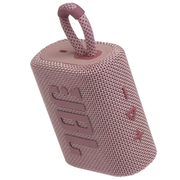 اسپیکر بلوتوثی قابل حمل جی بی ال مدل GO3 PORTABLE | رنگ صورتی