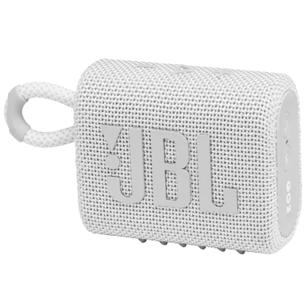 اسپیکر بلوتوثی قابل حمل جی بی ال مدل GO3 PORTABLE | رنگ سفید