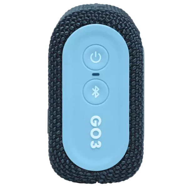 اسپیکر بلوتوثی قابل حمل جی بی ال مدل GO3 PORTABLE | رنگ آبی صورتی