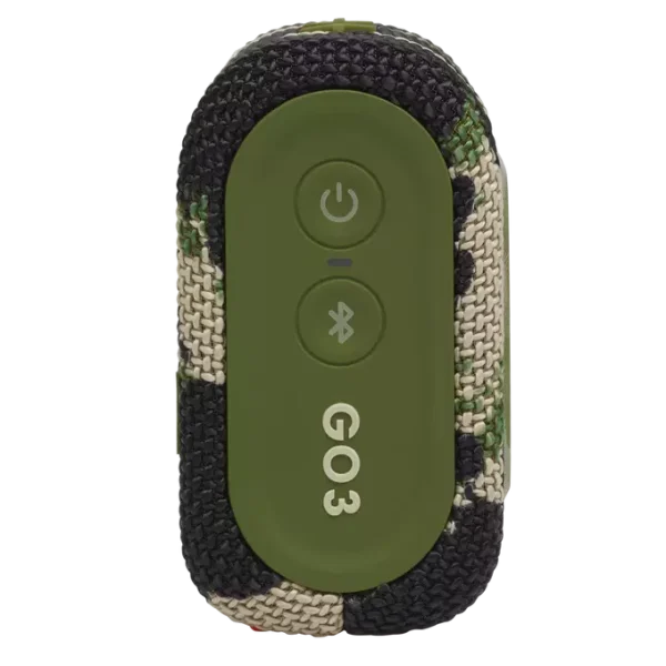 اسپیکر بلوتوثی قابل حمل جی بی ال مدل GO3 PORTABLE | رنگ چریکی