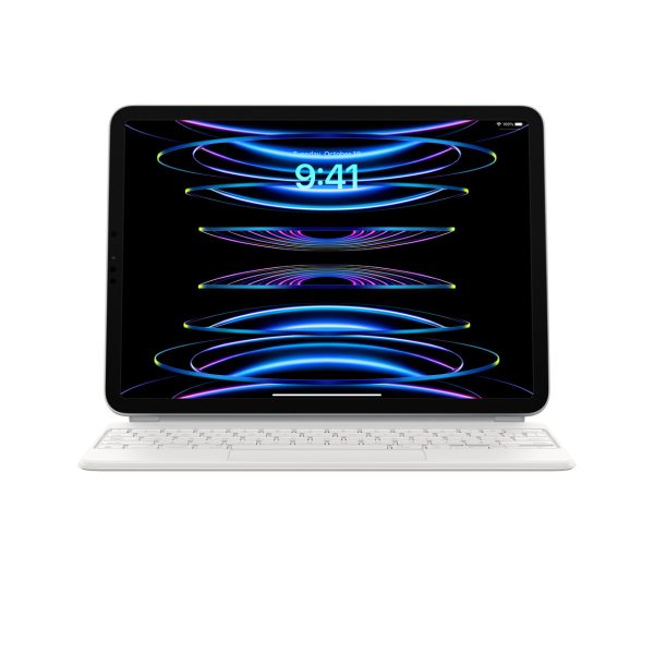 مجیک کیبورد آیپد پرو و ایر ۱۱ اینچ اپل مدل Magic Keyboard-سفید