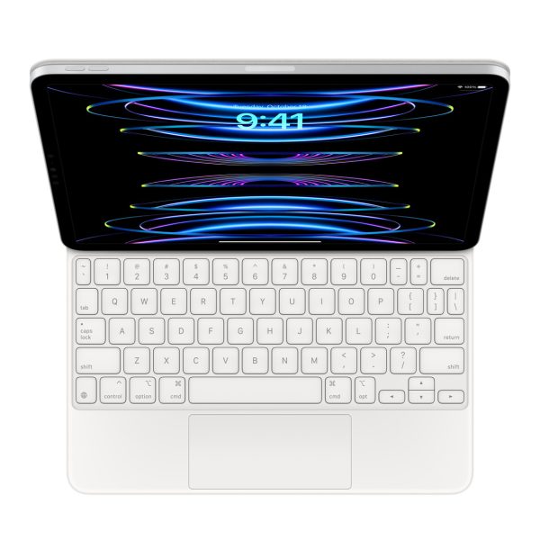 مجیک کیبورد آیپد پرو و ایر ۱۱ اینچ اپل مدل Magic Keyboard-سفید